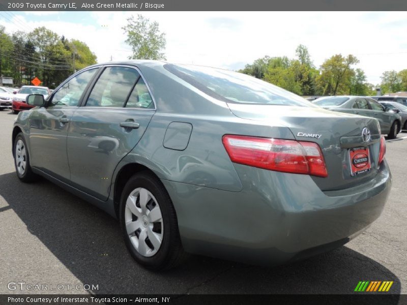 Aloe Green Metallic / Bisque 2009 Toyota Camry LE