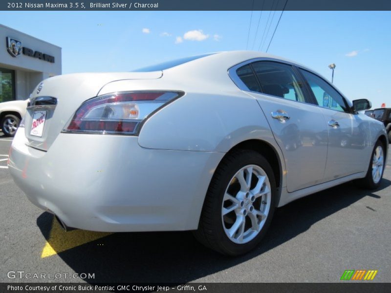 Brilliant Silver / Charcoal 2012 Nissan Maxima 3.5 S