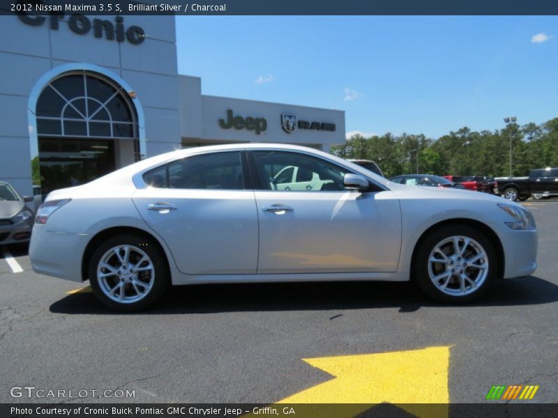 Brilliant Silver / Charcoal 2012 Nissan Maxima 3.5 S