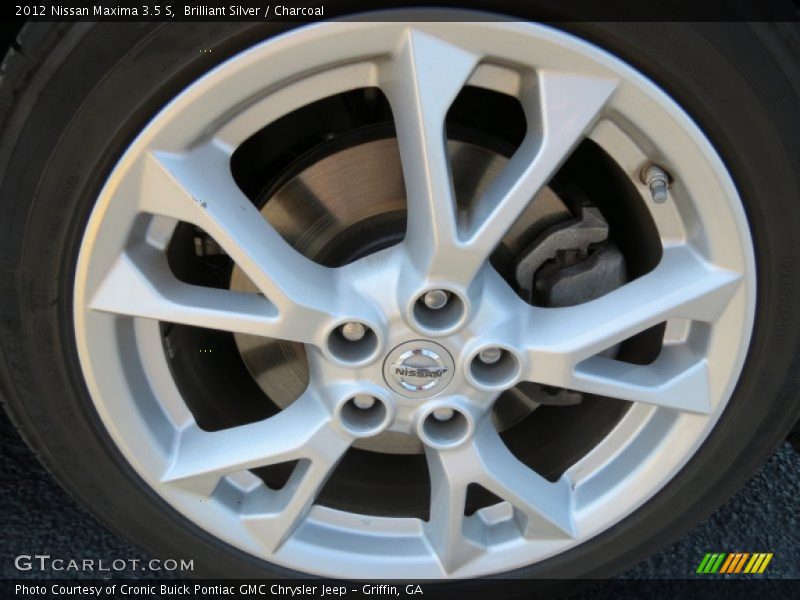Brilliant Silver / Charcoal 2012 Nissan Maxima 3.5 S