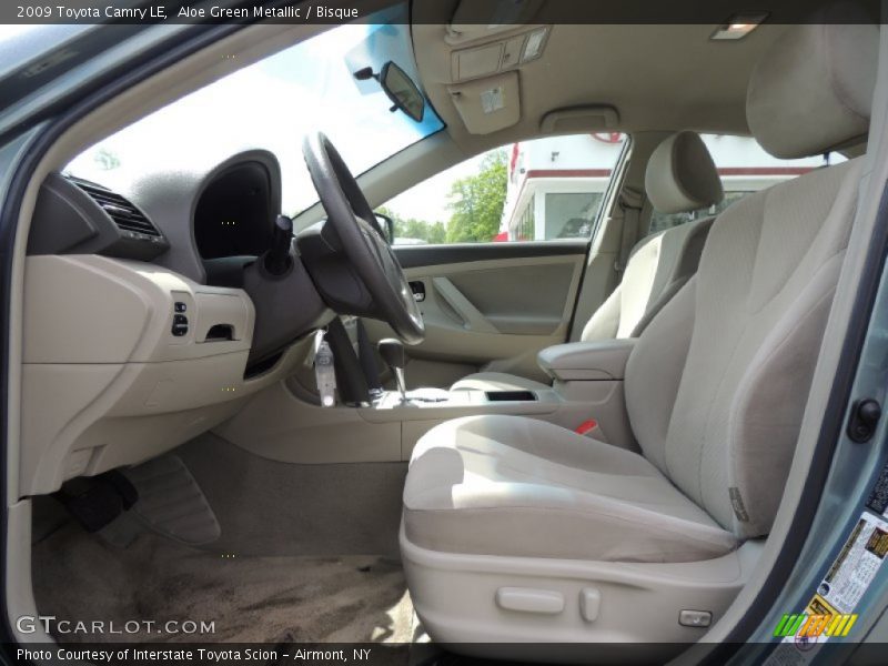 Aloe Green Metallic / Bisque 2009 Toyota Camry LE