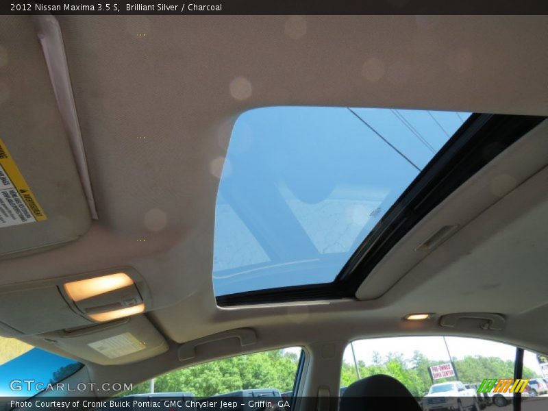 Brilliant Silver / Charcoal 2012 Nissan Maxima 3.5 S
