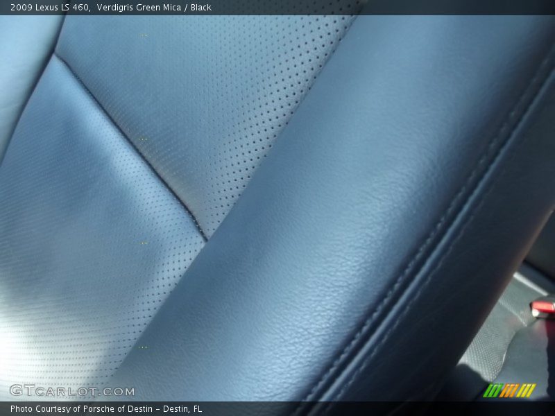 Verdigris Green Mica / Black 2009 Lexus LS 460