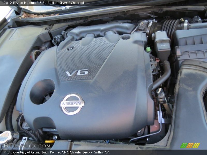 Brilliant Silver / Charcoal 2012 Nissan Maxima 3.5 S