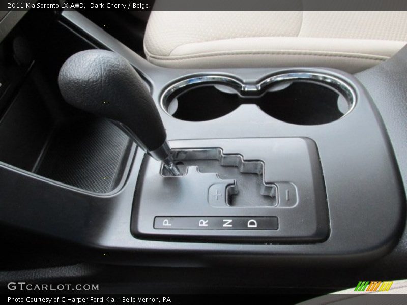 Dark Cherry / Beige 2011 Kia Sorento LX AWD