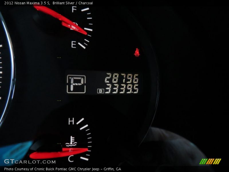 Brilliant Silver / Charcoal 2012 Nissan Maxima 3.5 S