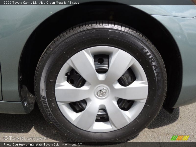 Aloe Green Metallic / Bisque 2009 Toyota Camry LE