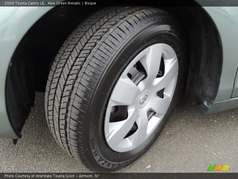 Aloe Green Metallic / Bisque 2009 Toyota Camry LE