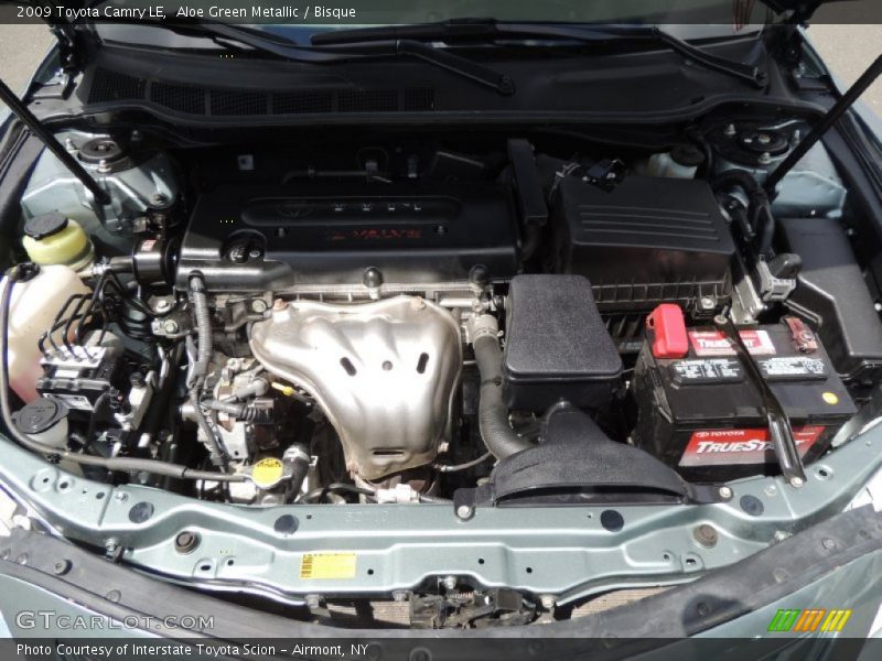 Aloe Green Metallic / Bisque 2009 Toyota Camry LE