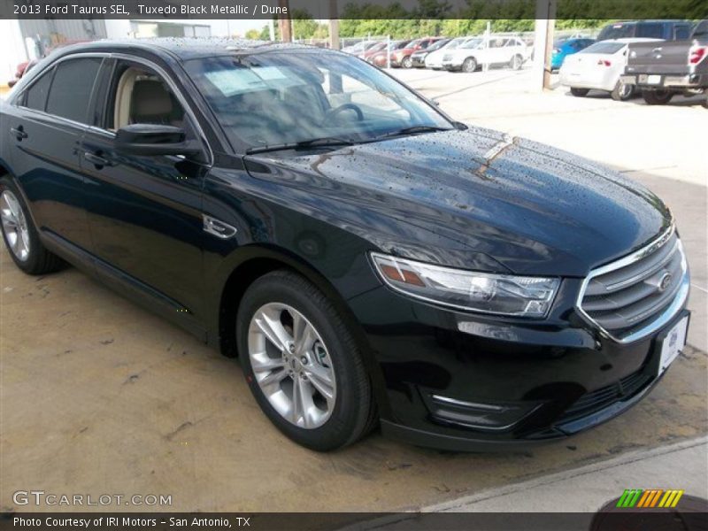 Tuxedo Black Metallic / Dune 2013 Ford Taurus SEL