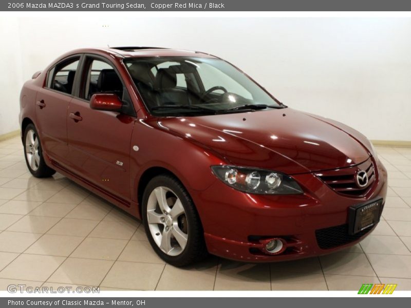 Copper Red Mica / Black 2006 Mazda MAZDA3 s Grand Touring Sedan