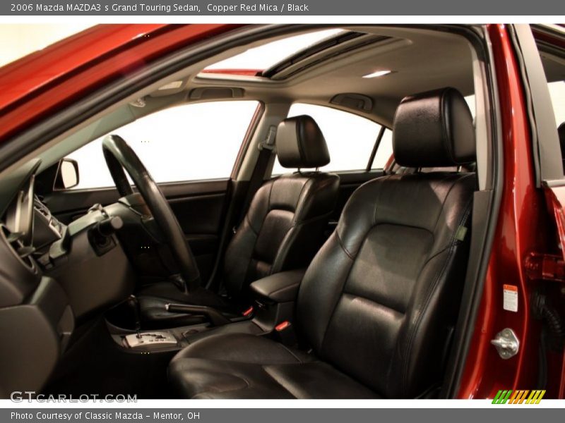 Copper Red Mica / Black 2006 Mazda MAZDA3 s Grand Touring Sedan