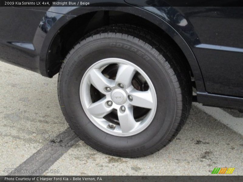 Midnight Blue / Beige 2009 Kia Sorento LX 4x4