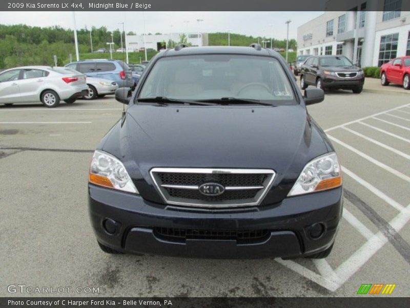Midnight Blue / Beige 2009 Kia Sorento LX 4x4