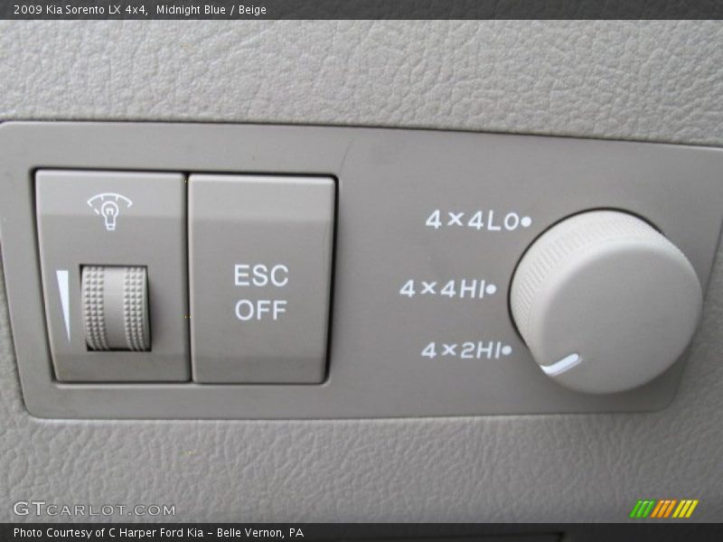 Midnight Blue / Beige 2009 Kia Sorento LX 4x4