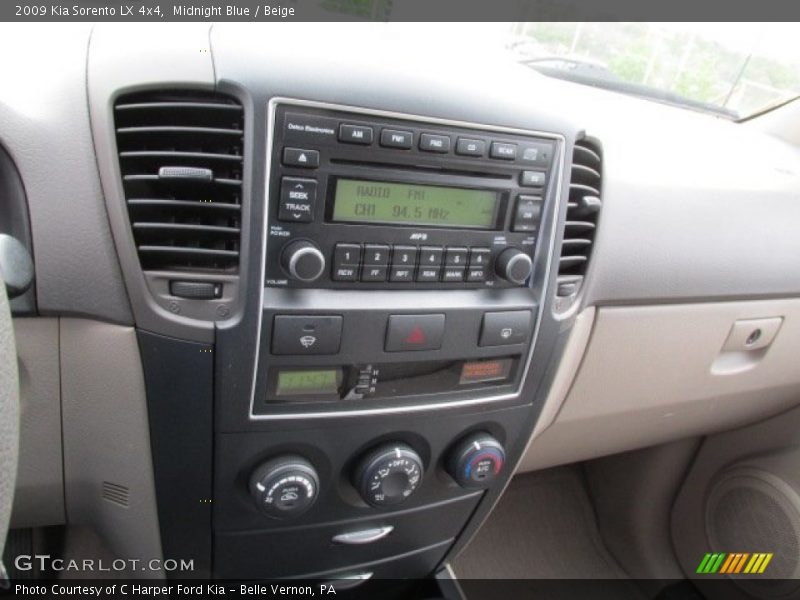 Midnight Blue / Beige 2009 Kia Sorento LX 4x4