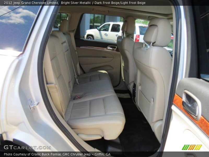 Bright Silver Metallic / Dark Frost Beige/Light Frost Beige 2012 Jeep Grand Cherokee Limited