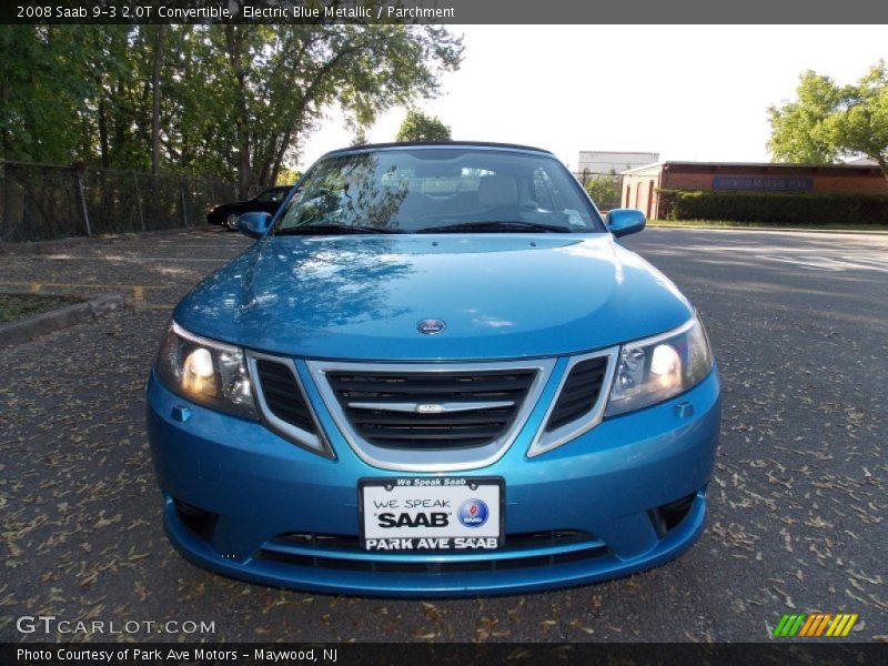 Electric Blue Metallic / Parchment 2008 Saab 9-3 2.0T Convertible