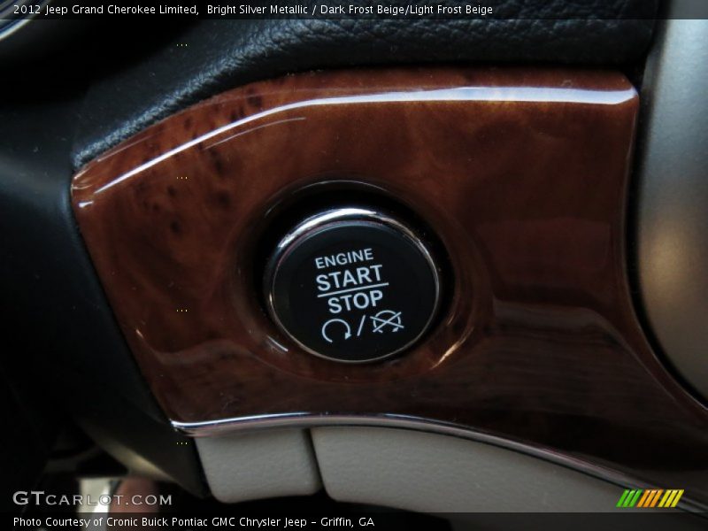 Bright Silver Metallic / Dark Frost Beige/Light Frost Beige 2012 Jeep Grand Cherokee Limited