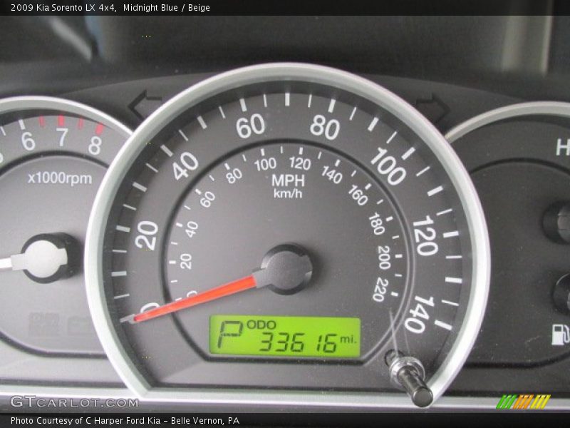 Midnight Blue / Beige 2009 Kia Sorento LX 4x4