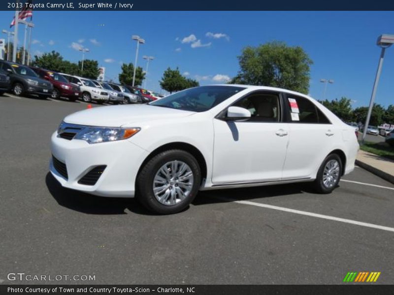 Super White / Ivory 2013 Toyota Camry LE