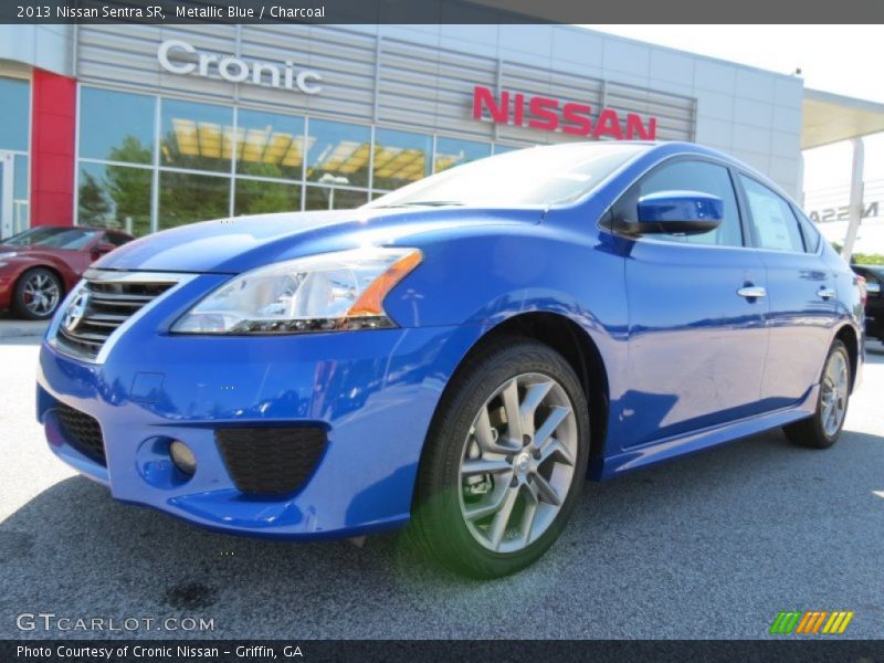 Metallic Blue / Charcoal 2013 Nissan Sentra SR