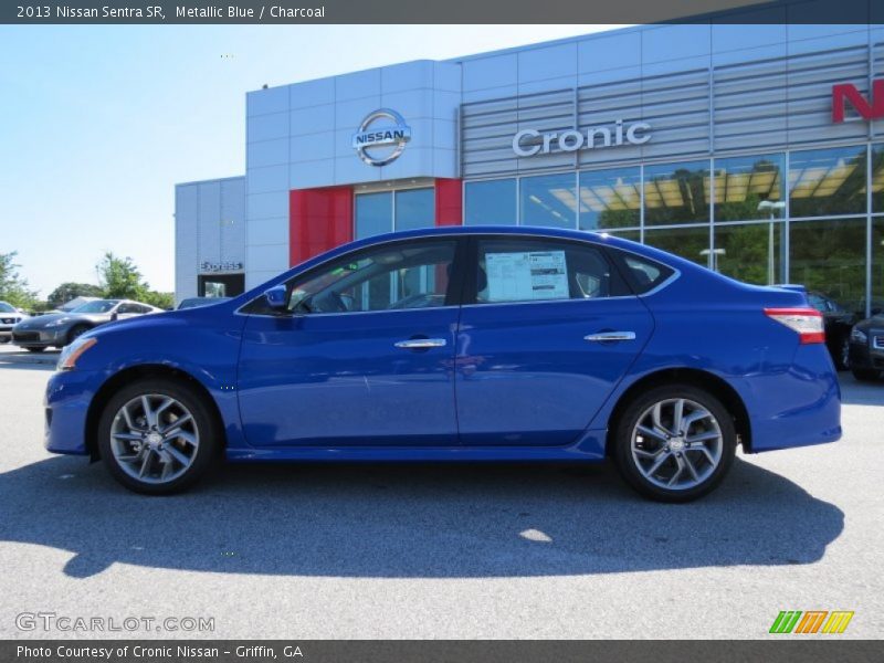 Metallic Blue / Charcoal 2013 Nissan Sentra SR