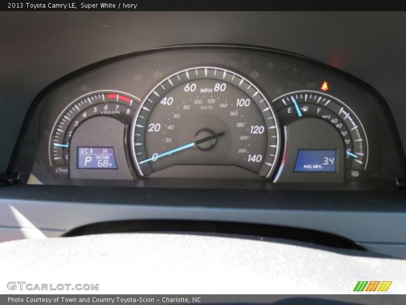 Super White / Ivory 2013 Toyota Camry LE