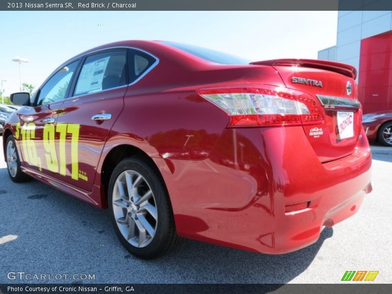 Red Brick / Charcoal 2013 Nissan Sentra SR