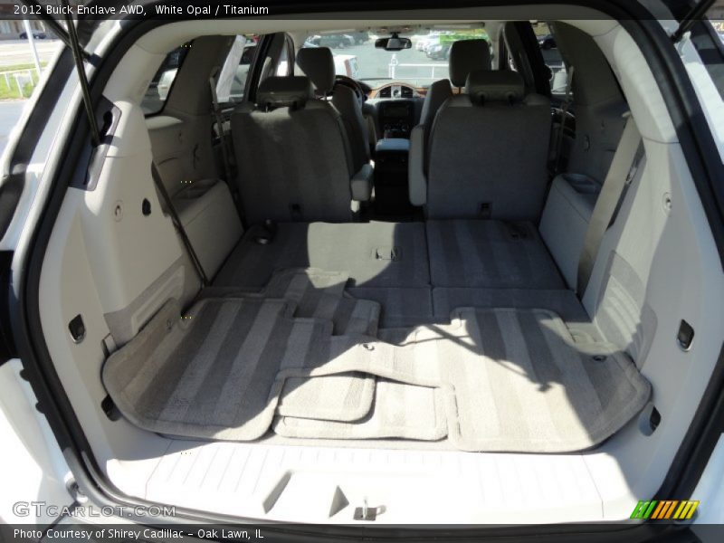 White Opal / Titanium 2012 Buick Enclave AWD