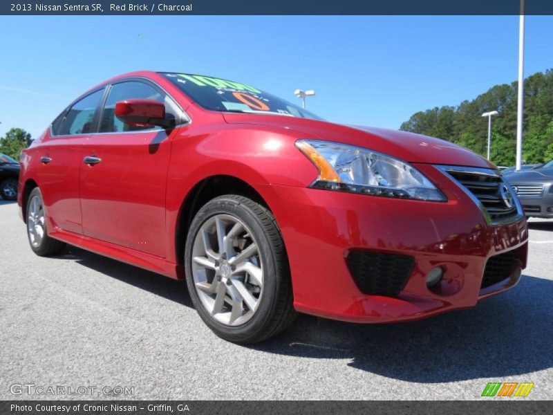 Red Brick / Charcoal 2013 Nissan Sentra SR