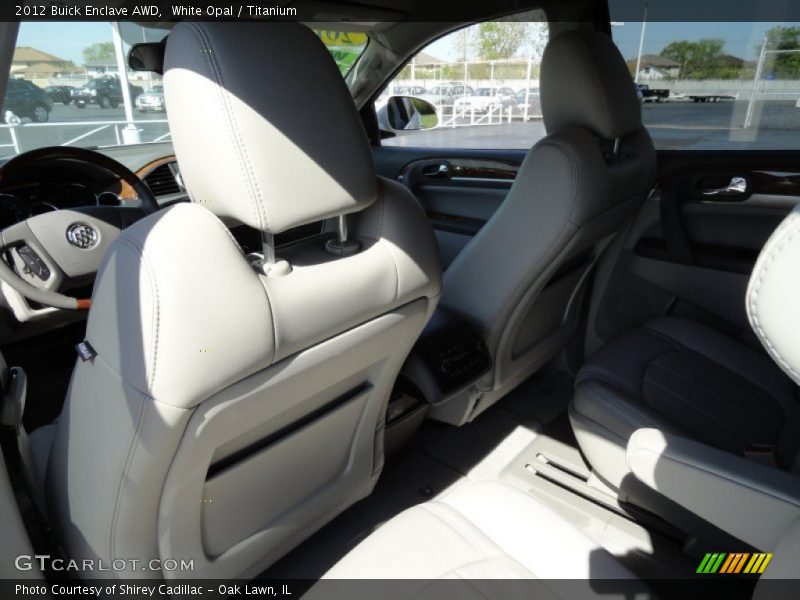 White Opal / Titanium 2012 Buick Enclave AWD