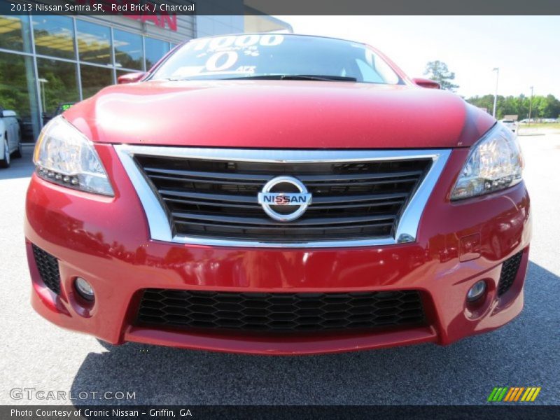 Red Brick / Charcoal 2013 Nissan Sentra SR