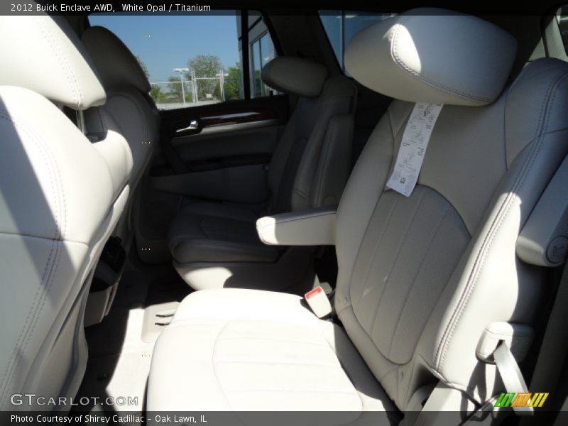 White Opal / Titanium 2012 Buick Enclave AWD