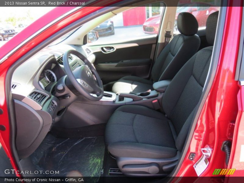 Red Brick / Charcoal 2013 Nissan Sentra SR