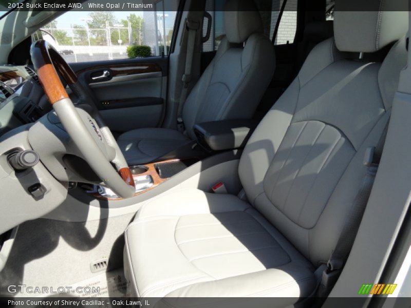 White Opal / Titanium 2012 Buick Enclave AWD