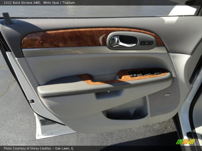 White Opal / Titanium 2012 Buick Enclave AWD
