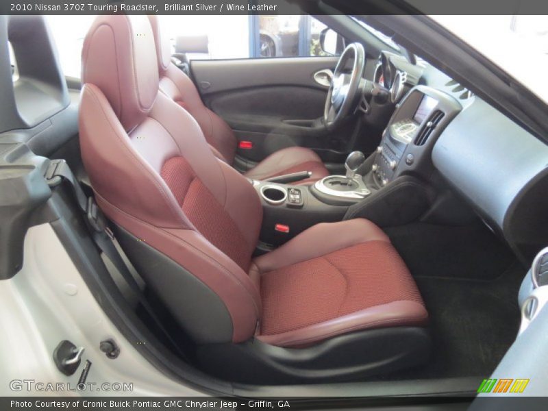 Front Seat of 2010 370Z Touring Roadster