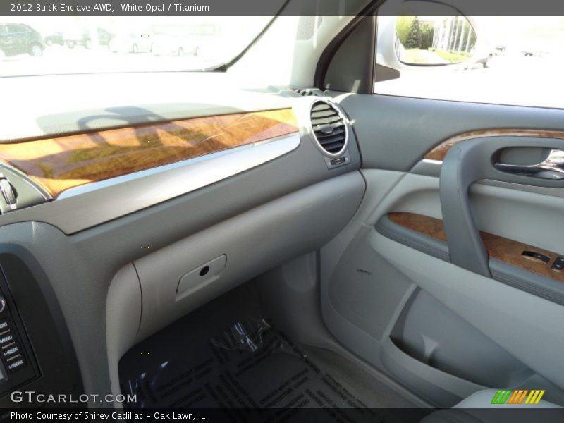 White Opal / Titanium 2012 Buick Enclave AWD