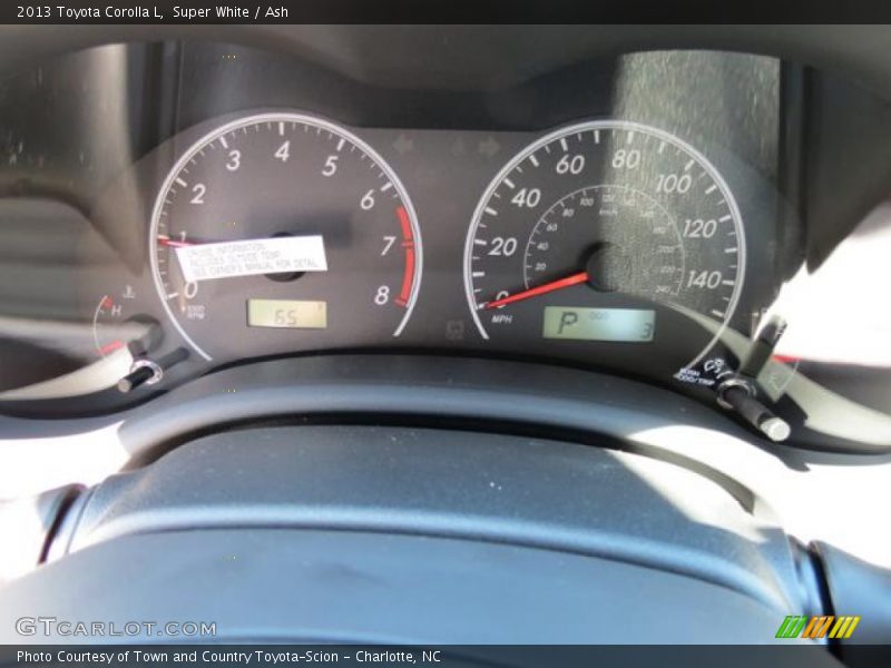 Super White / Ash 2013 Toyota Corolla L