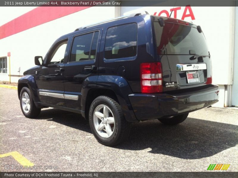Blackberry Pearl / Dark Slate Gray 2011 Jeep Liberty Limited 4x4
