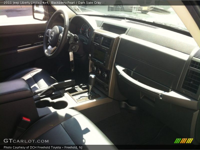 Blackberry Pearl / Dark Slate Gray 2011 Jeep Liberty Limited 4x4