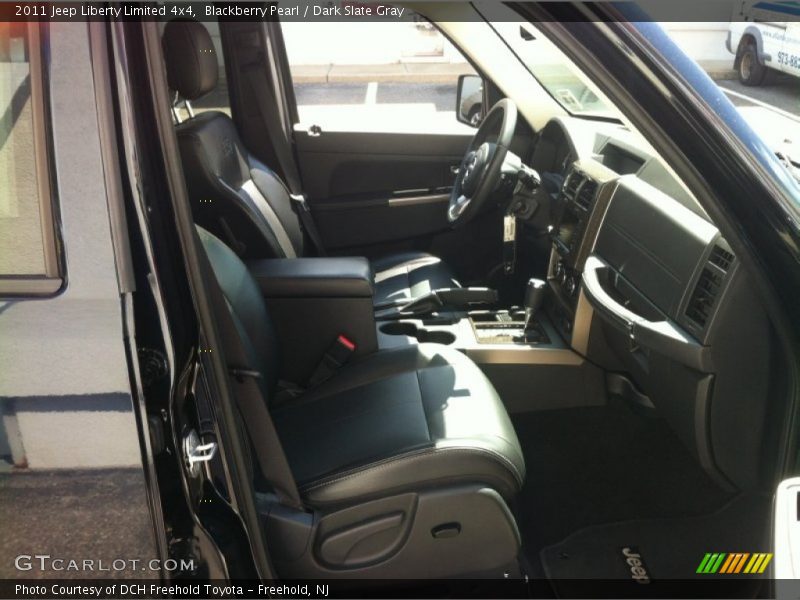 Blackberry Pearl / Dark Slate Gray 2011 Jeep Liberty Limited 4x4
