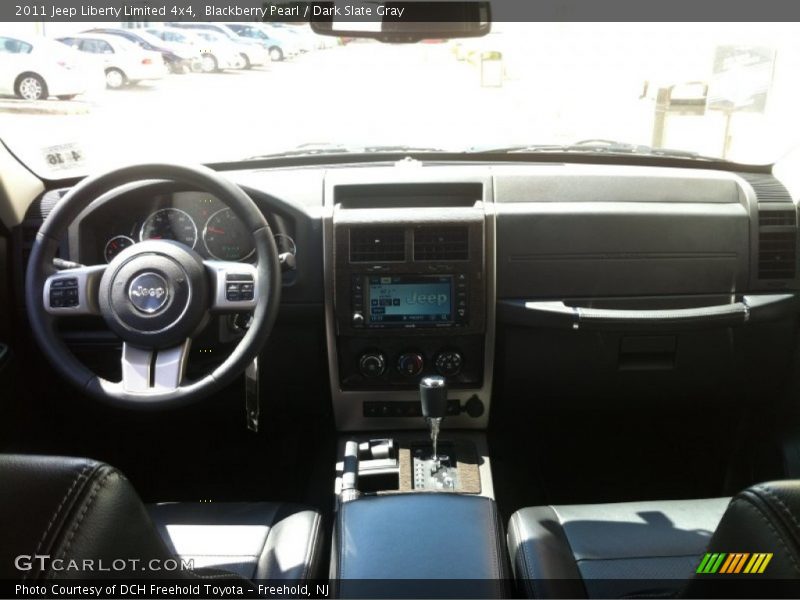 Blackberry Pearl / Dark Slate Gray 2011 Jeep Liberty Limited 4x4