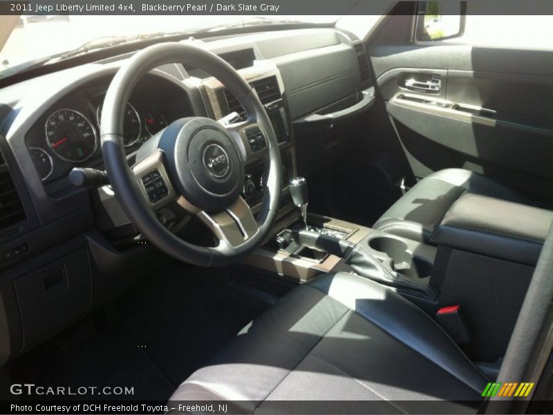 Blackberry Pearl / Dark Slate Gray 2011 Jeep Liberty Limited 4x4