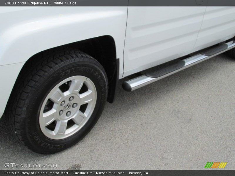 White / Beige 2008 Honda Ridgeline RTS