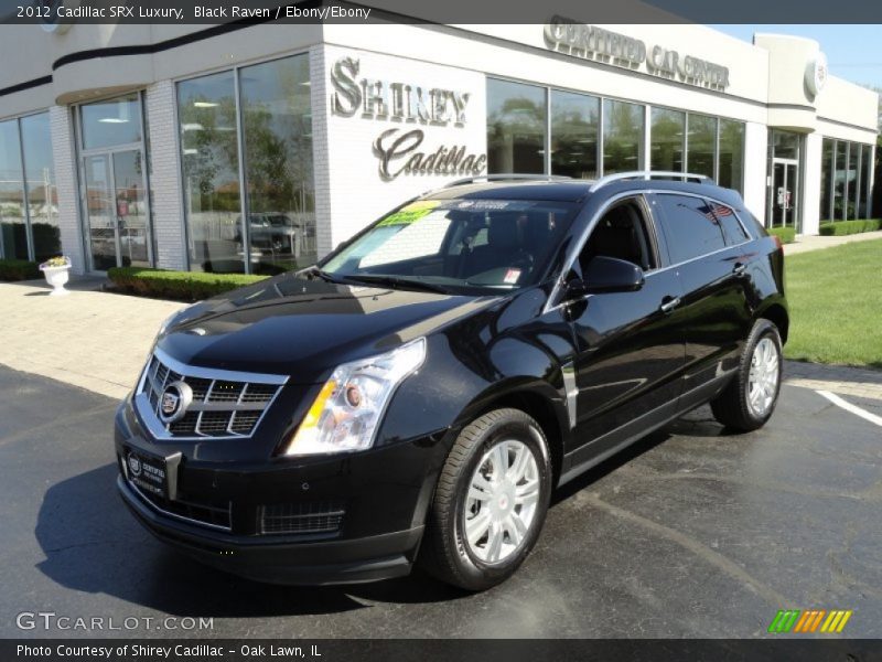 Black Raven / Ebony/Ebony 2012 Cadillac SRX Luxury