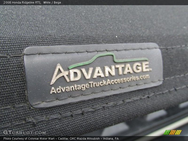 White / Beige 2008 Honda Ridgeline RTS