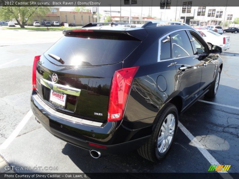 Black Raven / Ebony/Ebony 2012 Cadillac SRX Luxury