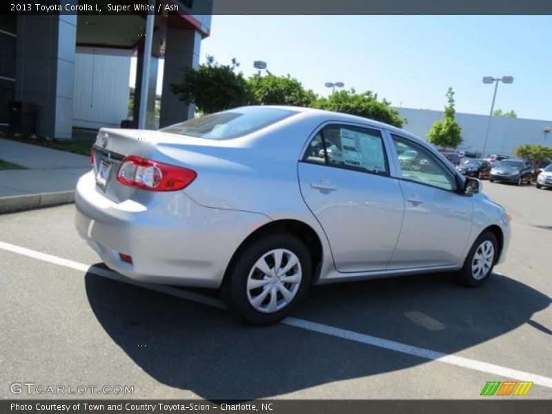 Super White / Ash 2013 Toyota Corolla L